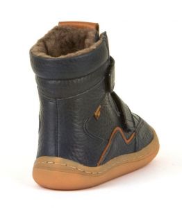 Froddo barefoot zimní vysoké boty blue 2021 zezadu