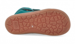 Barefoot zimní boty KOEL4kids - EMIL - turquoise podrážka