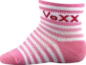Barefoot Dětské ponožky VOXX - Fredíček pruhy - holka bosá