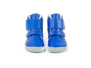 Dětské zimní barefoot boty Be Lenka Panda - Blue zepředu