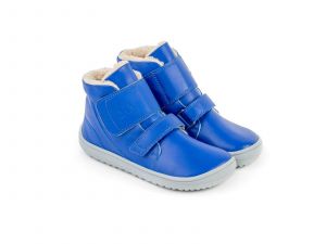 Dětské zimní barefoot boty Be Lenka Panda - Blue pár