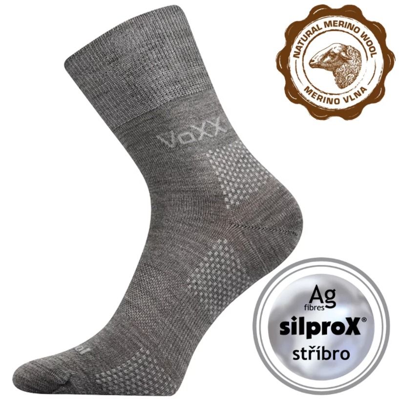 Ponožky VOXX pro dospělé - Orionis ThermoCool - světle šedá