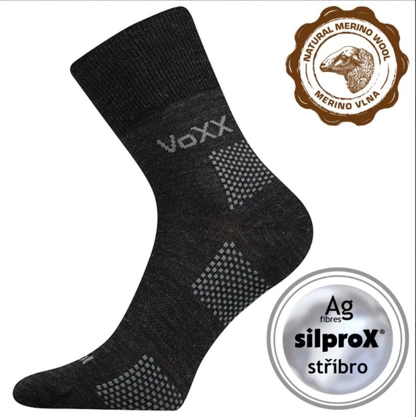 Ponožky VOXX pro dospělé - Orionis ThermoCool - tmavě šedá
