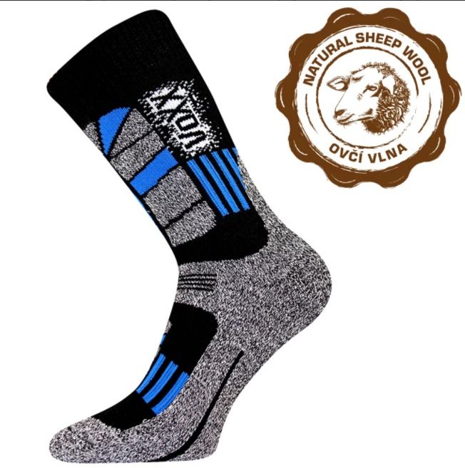 Barefoot Ponožky VOXX pro dospělé - Traction - modrá bosá