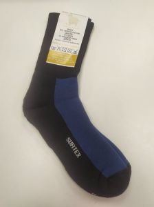 Surtex merino sportovní ponožky froté - modré | 35-38, 43-46