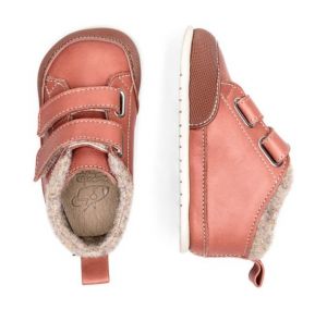 Barefoot Zimní kožené boty zapato Feroz Liria Frambuesa bosá
