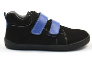 Barefoot kožené celoroční boty EF Dj Frank Black | 26, 27, 28, 29