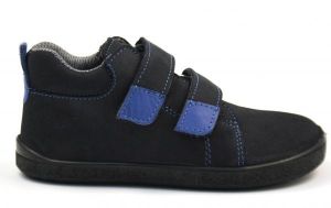Barefoot kožené celoroční boty EF Leon Navy Blue | 26, 27, 30, 31, 33