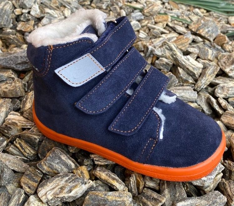Beda Barefoot Blue Mandarine zimní boty s membránou