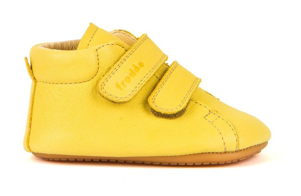 Barefoot Barefoot boty Froddo Prewalkers - yellow bosá