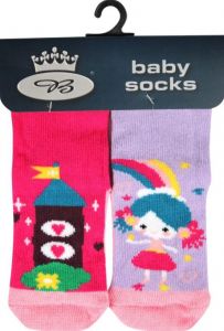 Dětské ponožky Boma - Dora ABS - princezna | 18-20, 21-25