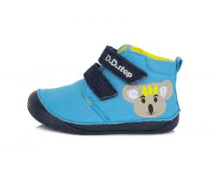 Barefoot DDstep 070 kotníkové boty tyrkysové - koala bosá