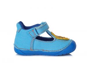 Barefoot DDstep 070 sandálky modré - lev bosá