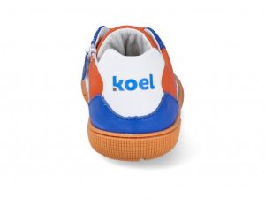 Barefoot celoroční boty Koel4kids- Denil orange zezadu