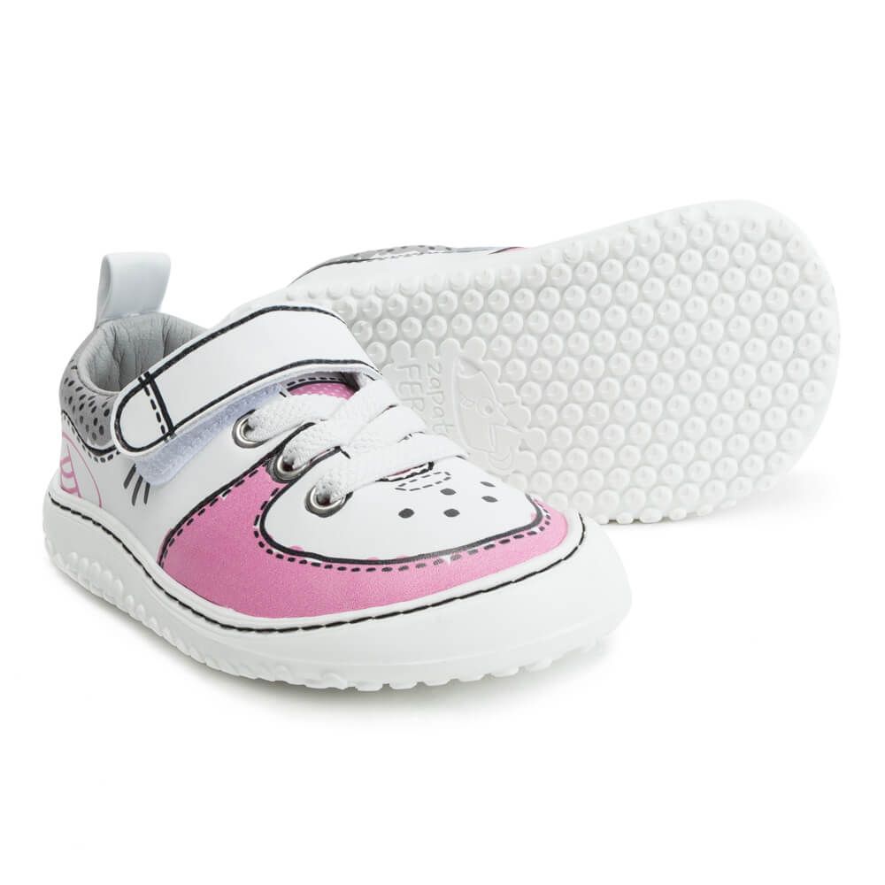 Celoroční boty zapato Feroz Eliana rocker bianco/rosa