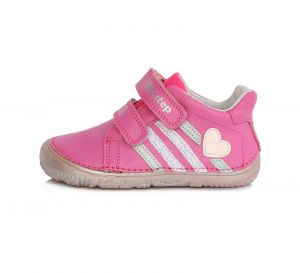 DDstep 073 celoroční boty růžové - srdce bok