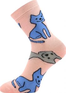 Dětské ponožky Boma - 057-21-43 - XIII - holka kočka