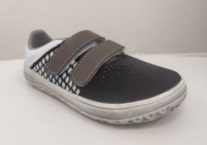 Barefoot Jonap barefoot tenisky Knitt 3D - černobílé bosá