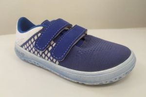 Barefoot Jonap barefoot tenisky Knitt 3D - modrobílé bosá