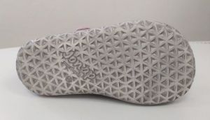 Jonap barefoot tenisky Knitt 3D - šedý melír podrážka