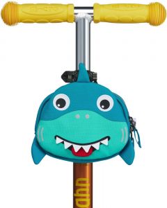 Dětská taška na řídítka Affenzahn Handlebar Shark - blue na koloběžce