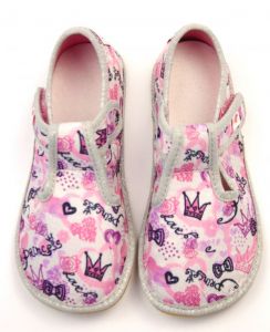 Ef barefoot papučky 395 Princess violet shora