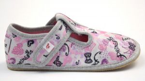 Ef barefoot papučky 395 Princess violet | 35