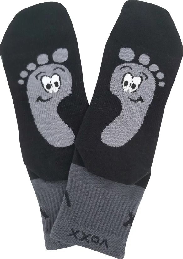 Barefoot Ponožky Voxx pro dospělé - Barefootan - tmavě šedá bosá