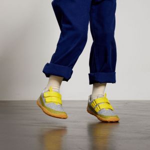 Barefoot Dětské barefoot boty Affenzahn Sneaker knit Dream - grey bosá