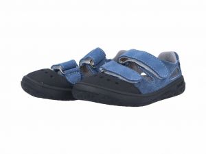 Jonap barefoot sandálky Fela riflové | 22, 29, 30