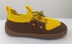 Dětské barefoot boty Affenzahn Baby knit walker - Tiger