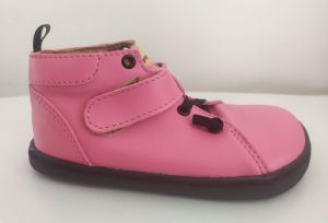 Barefoot kožené boty Pegres  BF52 - růžové | 25, 28, 29, 31, 33, 34