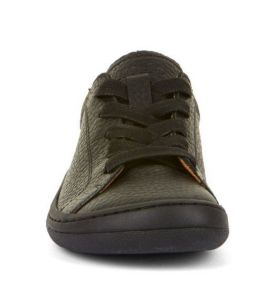 Froddo barefoot celoroční boty tkaničky - black zepředu