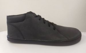 Barefoot kožené boty Pegres  BF80 - černé