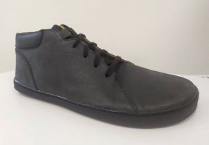Barefoot Barefoot kožené boty Pegres BF80 - černé bosá