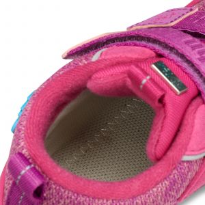 Dětské barefoot boty Affenzahn Happy Smile Knit - Flamingo detail pata