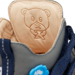 Barefoot Dětské barefoot boty Affenzahn Sneaker Leather Buddy - Bear bosá