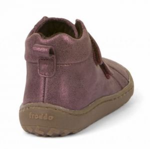 Barefoot Froddo barefoot kotníkové boty pink - třpytivé 22 bosá