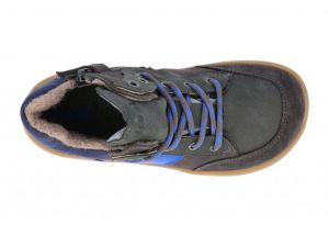 Barefoot Barefoot zimní boty Koel4kids - Edan - dark grey bosá