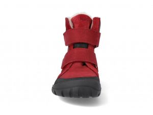 Barefoot Barefoot zimní boty Koel4kids - Milo - red bosá