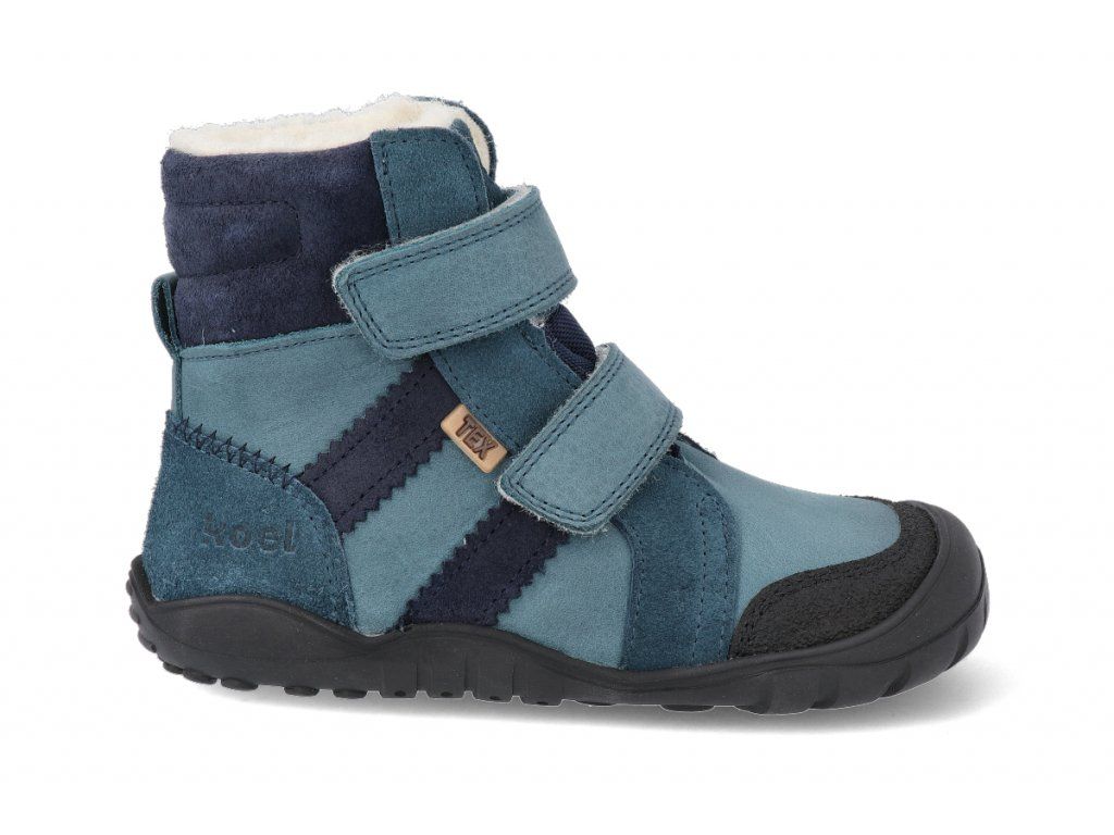 Barefoot zimní boty Koel4kids - Milo - turquoise