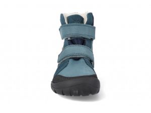 Barefoot zimní boty Koel4kids - Milo - turquoise zepředu