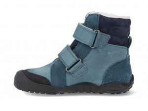 Barefoot zimní boty Koel4kids - Milo - turquoise bok