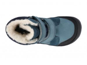 Barefoot zimní boty Koel4kids - Milo - turquoise shora