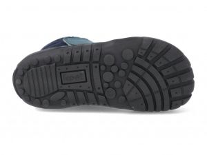 Barefoot zimní boty Koel4kids - Milo - turquoise podrážka