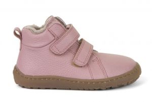 Froddo barefoot zimní kotníkové boty pink - kožíšek | 22, 23, 24, 25, 26, 27, 28, 29, 30