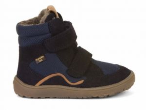 Froddo barefoot zimní vysoké boty s membránou blue | 24, 25