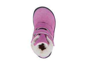 Barefoot Jonap zimní barefoot boty B5S růžové - vlna bosá