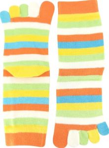 Barefoot Prstové ponožky Prstan-a 10 - apricot bosá
