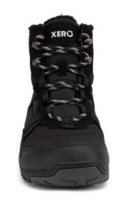 Zimní barefoot boty Xero shoes Alpine M black without trees zepředu